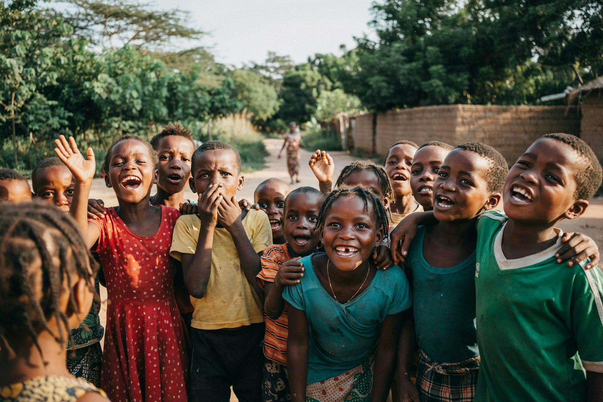 Community members in Ethiopia